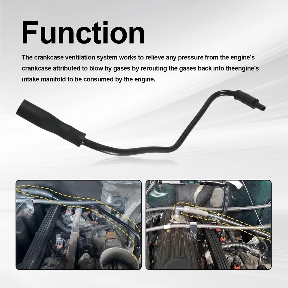 Línea de respiración de conducto de ventilación de cárter para Jeep Wrangler Grand Cherokee 4,0 L Foto 4 de 4