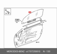 Mercedes-Benz Glasscheibe SLK R170 A1707250810 Original Neu Mercedes-Benz Glasscheibe SLK R170 A1707250810 Original Neu