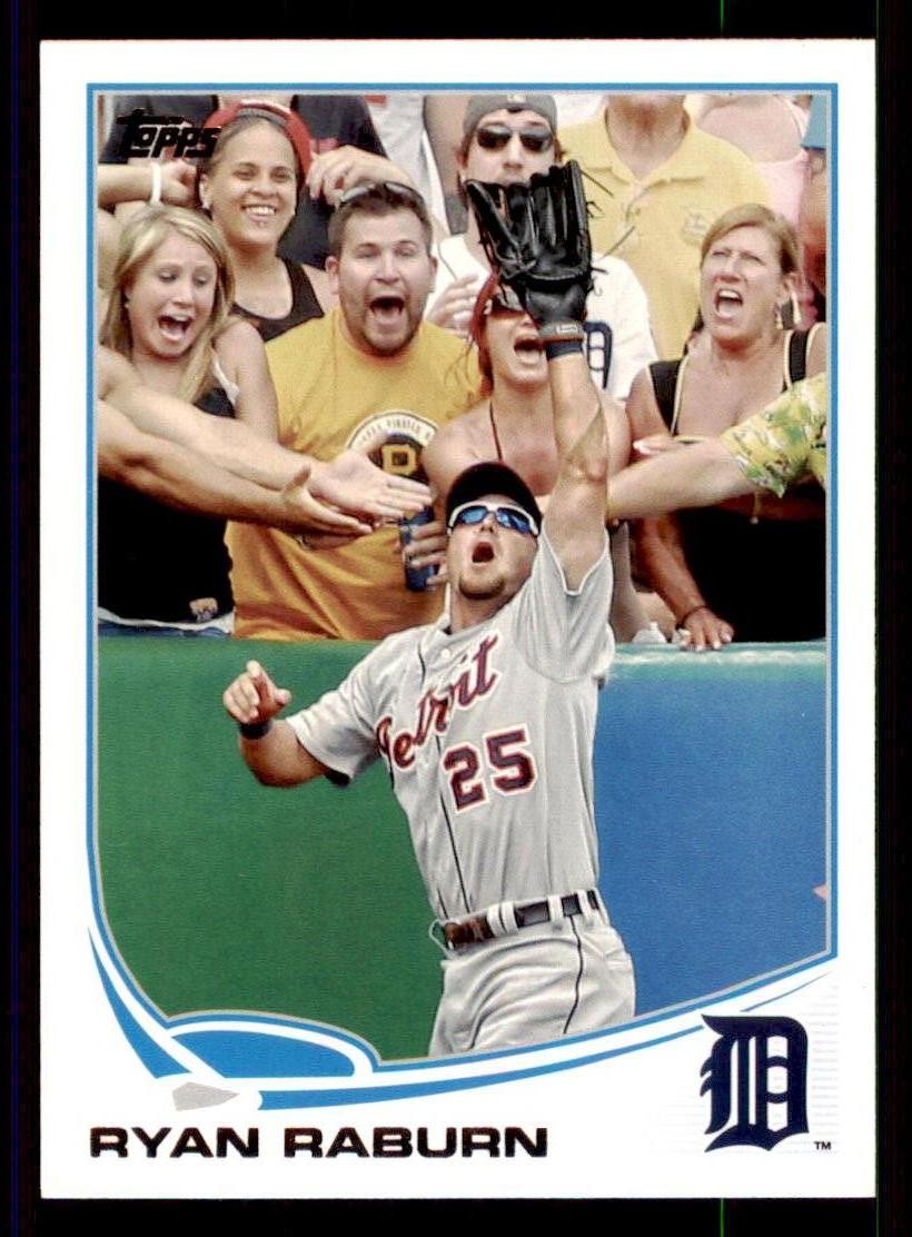 2013 Topps #330 Ryan Raburn Detroit Tigers