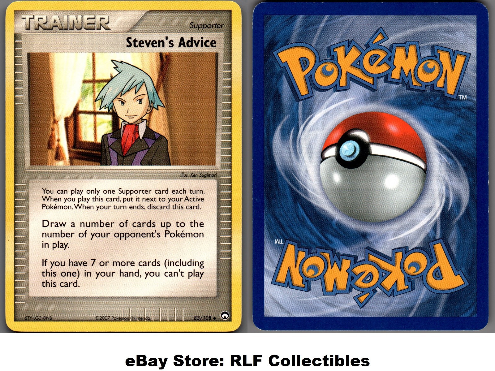2007 Pokemon, EX Power Keepers, #83/108 Steven's Advice, Uncommon