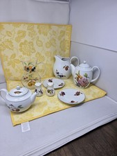 Royal Worcester Porcelain Coffee/Tea Set - Evesham -10 Piece