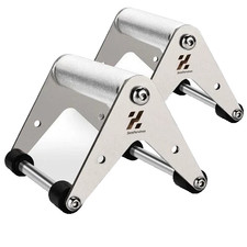 Heavy Duty Push Up Bars Stainless Steel Handles Muscle Training 500lbs Capacity