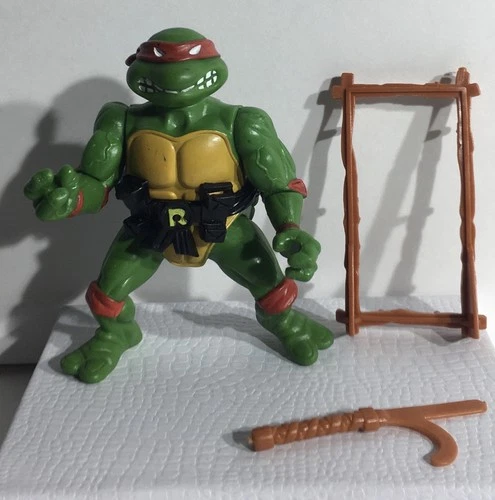 VTG 1988 Raphael Soft Head TMNT Figure Teenage Mutant Ninja Turtles Playmates
