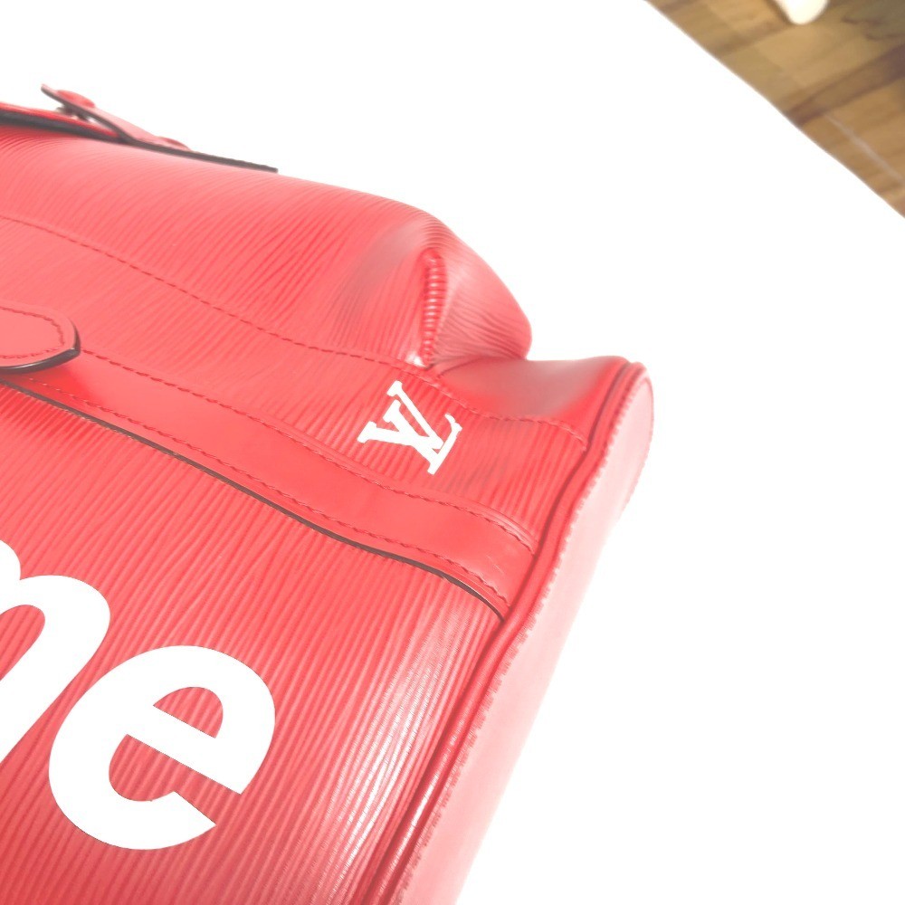 LOUIS VUITTON  M53414 SUPREME collaboration Epi Christopher PM 17AW Backpack image 8