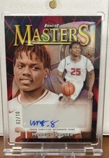 Marcus Sasser Topps Finest Masters Rookie Auto Red Black 2/10 #MA-MSA
