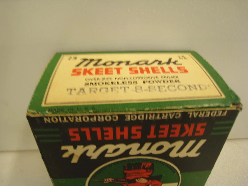 MONARK SKEET SHOTGUN Shot Shells EMPTY BOX  12 Gauge Federal Cartridge Corp - Image 2 of 4
