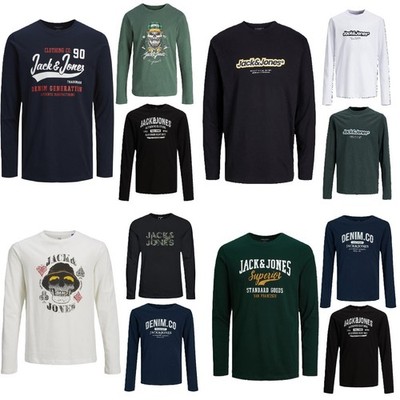 JACK & JONES Langarmshirt  Junior Kinder Longsleeve  T  Shirt Kids 116 - 176