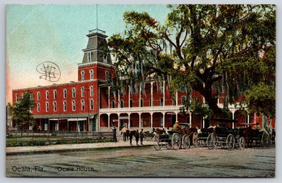 #ad Ocala House Hotel Ocala Florida FL c1908 Postcard $49.95