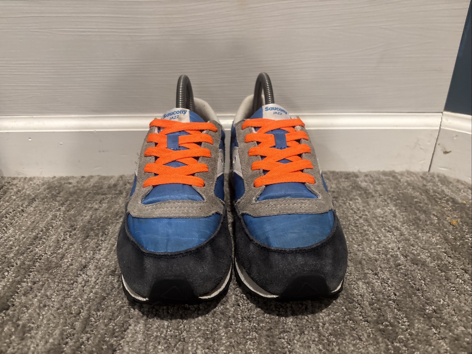 Saucony Jazz Originals Sneaker Boys Blue And Orange Size 4.5M thumbnail 4