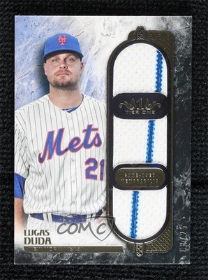 2016 Topps Tier One Relics Triple Swatch 8/25 Lucas Duda #T1TR-LD 0ye2