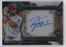 2016 Topps Strata Auto Green 70/75 Jose Peraza #SA-JP Auto 0c6