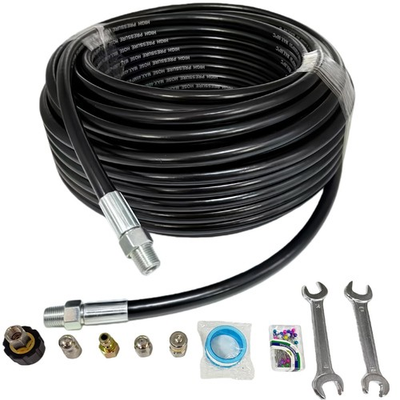#ad #ad 50ft 1 4 Inch Sewer Jet Drain Snake High Pressure Washer Accessory for Clog... $39.41