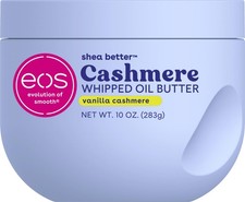 eos Cashmere Whipped Oil Body Butter, Vanilla 10 Ounce Pack of 1 , White