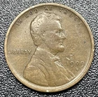 1909 S Lincoln Wheat Cent 1c Key Date VF Very Fine San Francisco Nm2