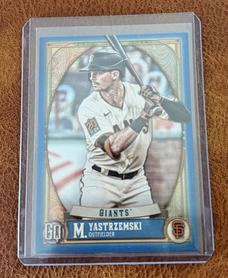 Topps 2021 Gypsy Queen Mike Yastrzemski Blue /150 #209 Giants