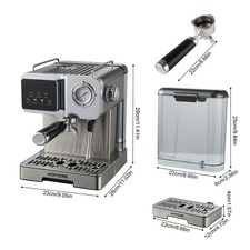 Café Espresso Coffee Machine 850W/1350W Milk Frother Arm Bar Barista Machine NEW
