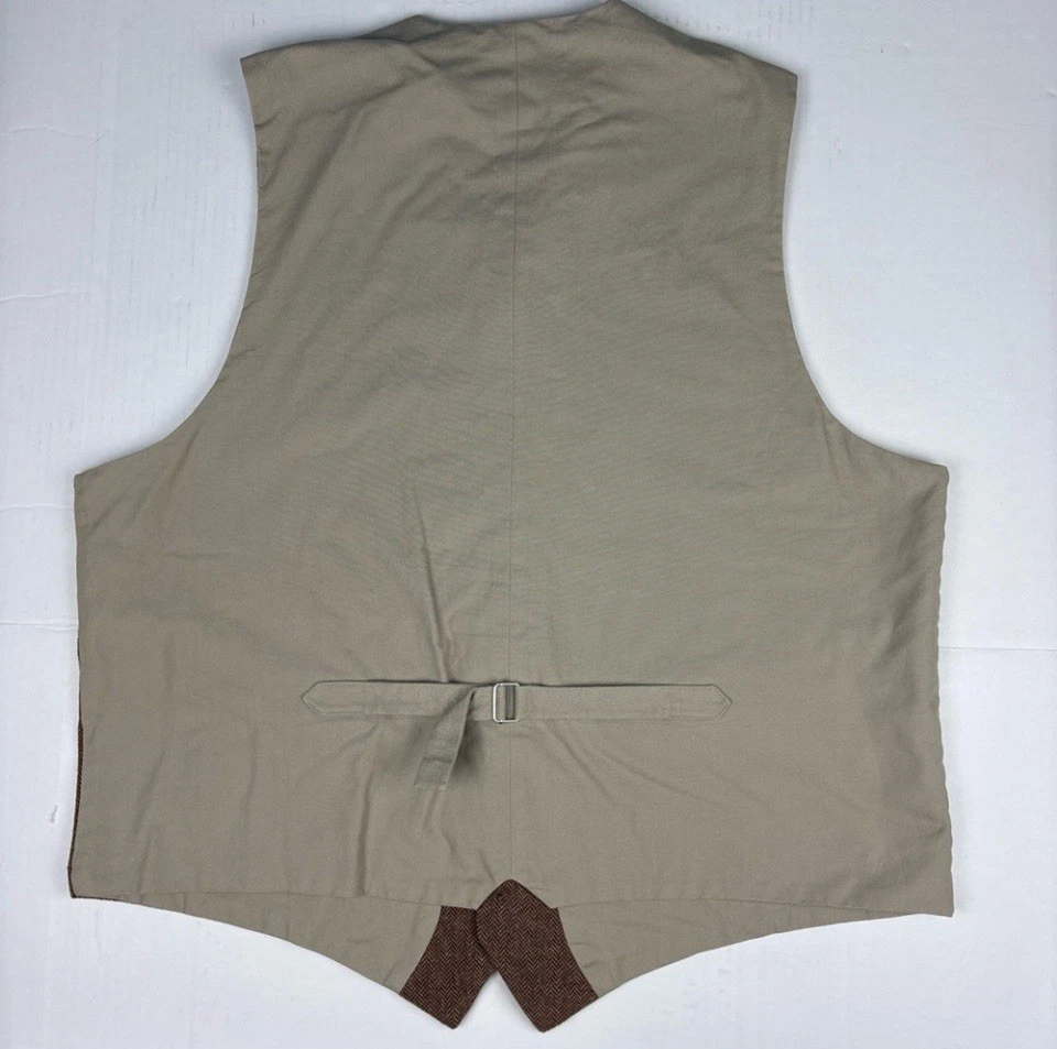 Chaleco Frontier Classics "Barón del Ganado" Tweed Marrón Espiga Foto 3 de 4