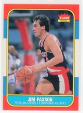 1986-87 Fleer Basketball Jim Paxson #85 NM-MT