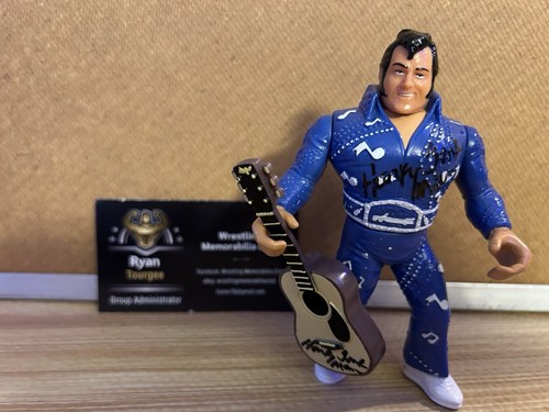 Signed Honky Tonk Man 1991 WWF Hasbro wrestling fi...