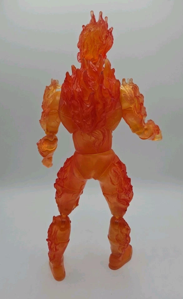 Figura de acción Marvel Human Torch 2005 12" Fantastic Four Toy de Toy Biz Foto 3 de 4