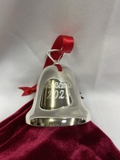 Reed  Barton Silverplated Christmas Bell 2025 Ornament 897584 New In Box