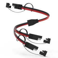 14AWG SAE Y Splitter Cable Quick Disconnect Connector, DC Power... 