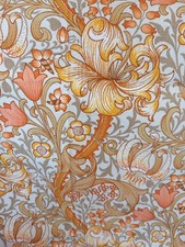 Vintage Sanderson Golden Lily Minor Cotton Remnant 126x82cm