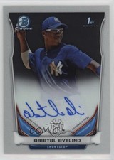 2014 Bowman Chrome Prospect Auto Abiatal Avelino #BCAP-AAV Auto 0o8o