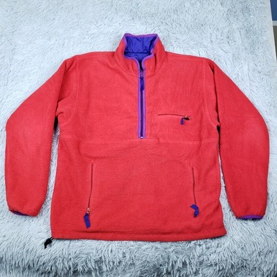 Vintage Patagonia Glissade Pull Over Fleece Jacket Blue Mens Size L