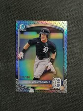 2025 Bowman Draft Chrome Kevin McGonigle Steel Metal 071/100 #BDC-59 Tigers