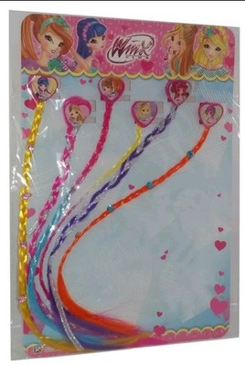 Winx Club Hair Extensions mit Zöpfen 01BWC060