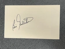 Bill Gullickson (1979) autographed 3 x 5 index card MLB Guaranteed to Pass