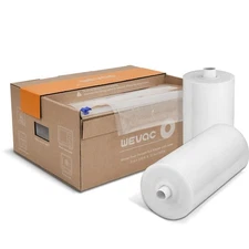 Wevac Vacuum Sealer Bags 8"x100' & 11"x100" Roll Keepers, BPA Free, Food Storage