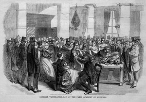 DOCTORS-GENERAL-VACCINATION-DAY-AT-THE-PARIS-ACADEMY-OF-MEDICINE-SMALL-POX-PIG