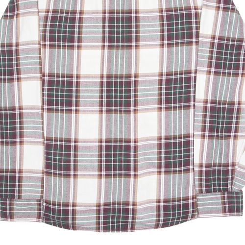 LEVI'S Mens Shirt Maroon Check Long Sleeve XL - Picture 6 of 6