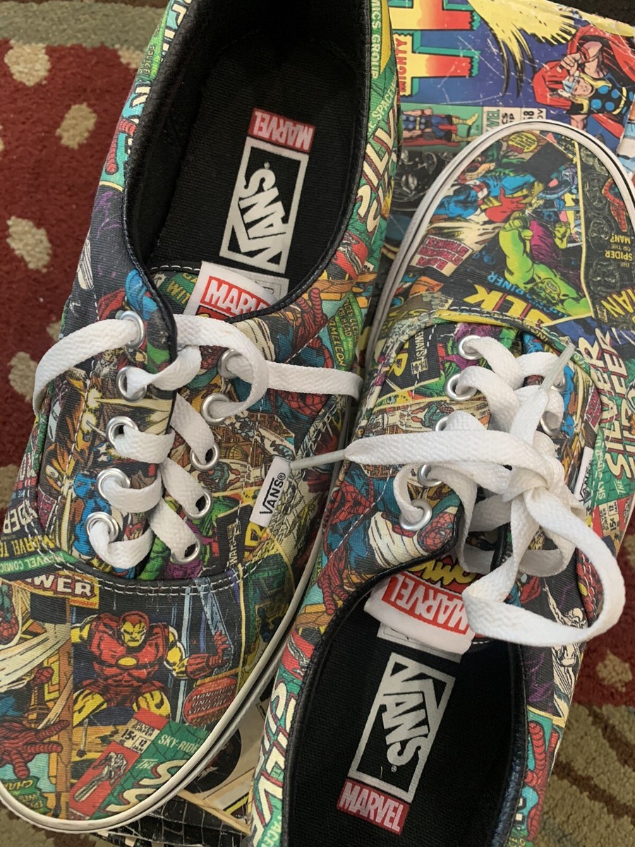 Size Vans Era x Marvel Comics Avengers Comic Book Vintage