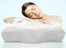 Pillow 50*30cm Memory Foam Butterfly Shape Neck Protecting Slow Rebound Cervical