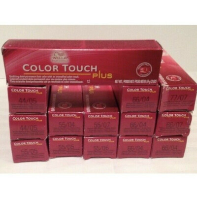 Wella COLOR TOUCH PLUS DEMI-PERMANENT Haircolor YOUR CHOICE  2 oz  (Pink/bx