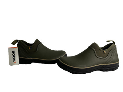 Bogs Urban Farmer Ankle Duck Boot Pull On Side Elastic Gusset Green Men`s Size 7