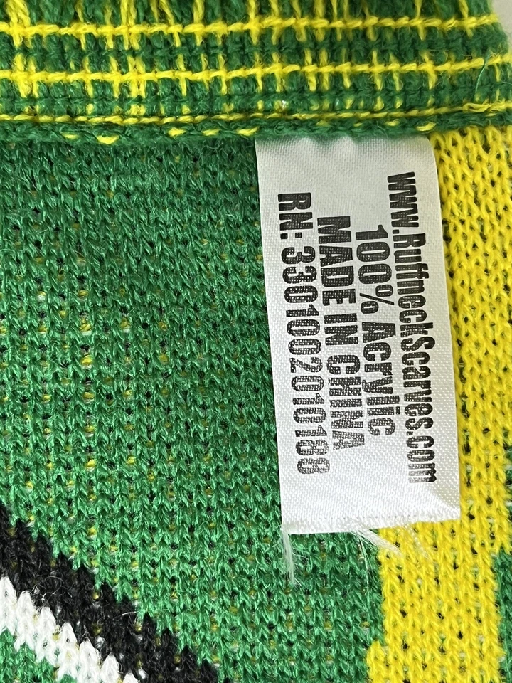 Bufanda de invierno San Pedro y San Pablo "Go Saints" SSPP verde amarillo católico Foto 4 de 4