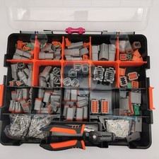 1800PC New DT Style DT Connector Plug Kit for14 16 18 20AWG Stamped Contact Kit.