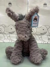 Wavy Donkey Gray Soft Dolls ToyJellycatDoll Plush Gift Soft Doll 23cm 9.05'' NWT