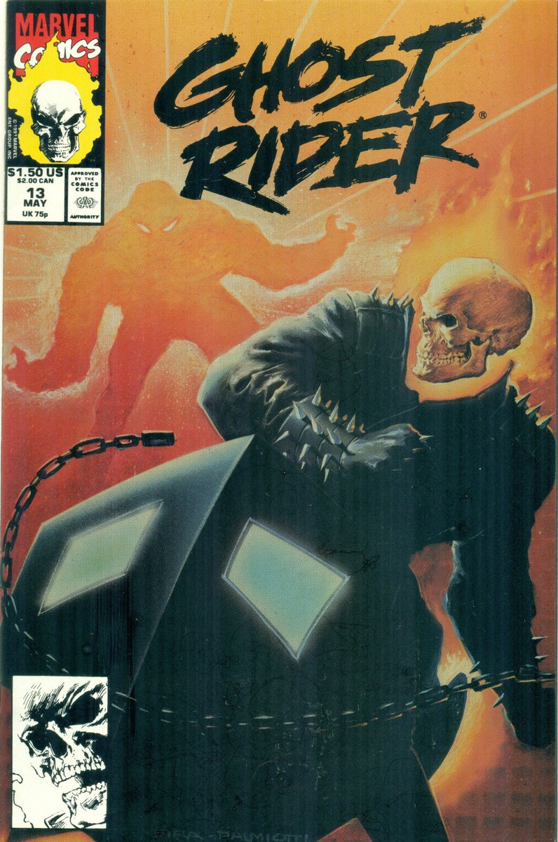 Ghost Rider #13 By Mackie Texeira 1st App Snowblind Blaze Danny