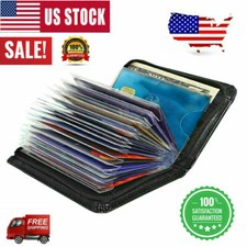 Secure Lock RFID Blocking Wallet Men Women Credit Card Holder Money Clip Wallets