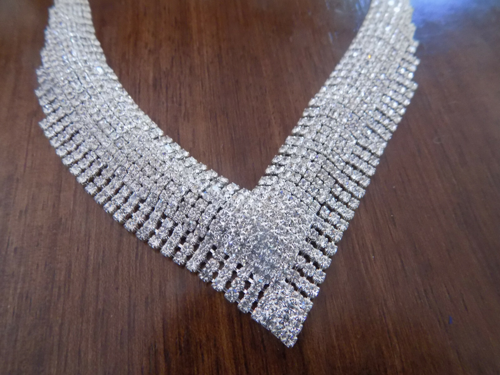 Statement Necklace & Earrings Set beautiful cryst… - image 4