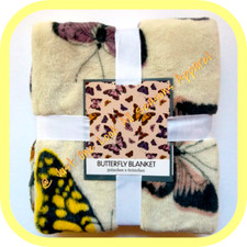 Colorful Butterflies Throw Blanket 50"x 60"