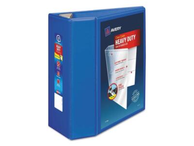 Avery Heavy-Duty View Binder w/Locking EZD Rings 5'' Cap Pacific Blue 79817