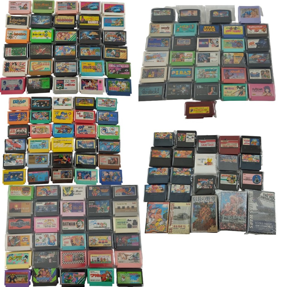 Famicom Pc Engine Collection NINTENDO FC FAMICOM COMPLETE (1053/1053) GAMES COLLECTION JPN IMPORT ...