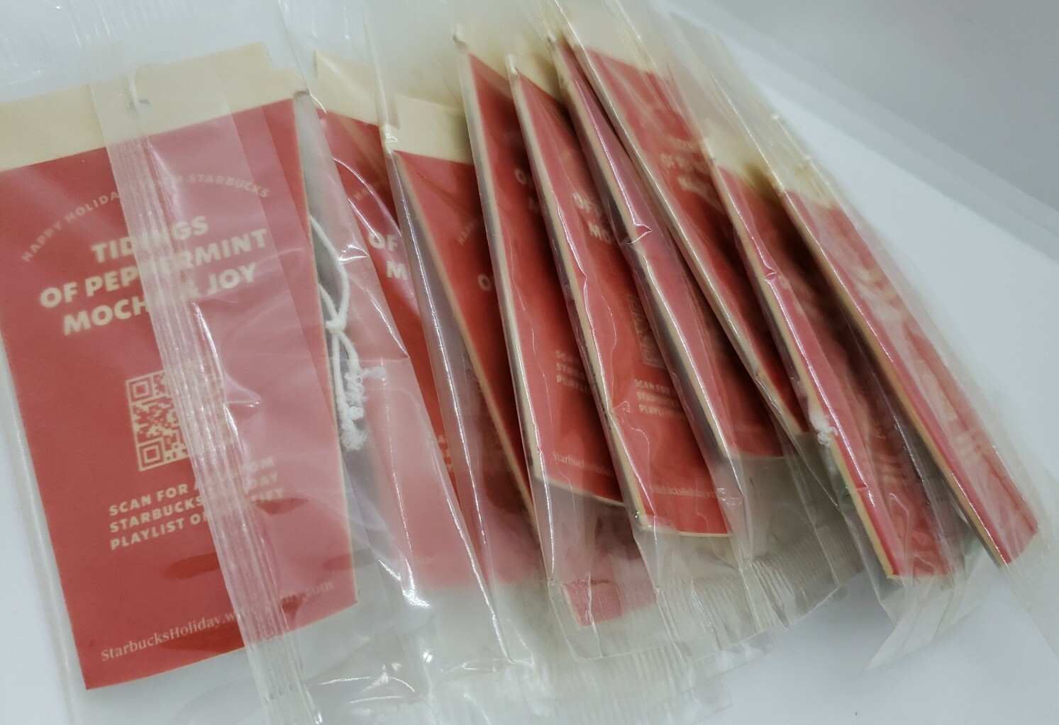 NEW Lot of 10 Starbucks Peppermint Mocha air/car Freshener eBay