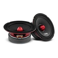 6.5" 250 Watt 4-Ohm Midrange Loudspeaker w/ Bullet Pair PRO-X6.4BM DS18